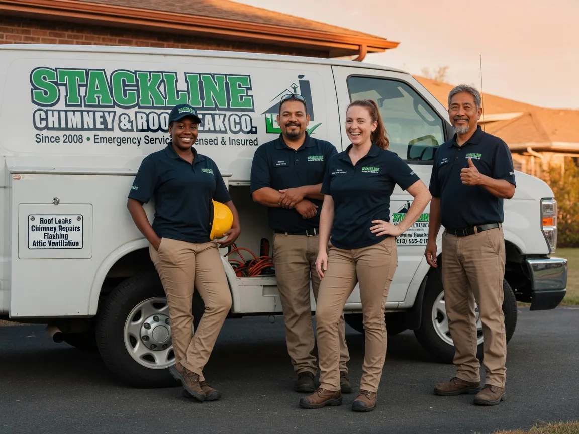 Chimney flashing repair company in Hiram, OH